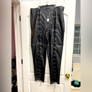 Leather type Pants